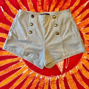High Rise "velvet feel" shorts